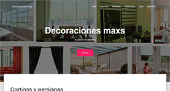 Desktop Screenshot of decoracionesmaxs.com.pe